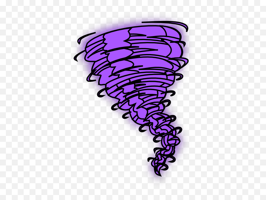 Purple Tornado Clipart - Purple Tornado Clipart Png,Tornado Png