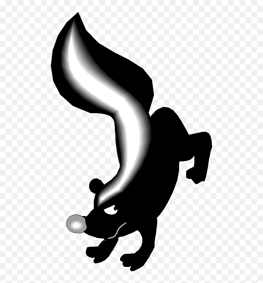 Skunk Smell Images Png Free Clipart Finders - Mean Cartoon Skunk,Skunk Png