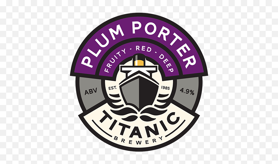 Titanic Brewery Plum Porter - Titanic Brewery Plum Porter Png,Titanic Png