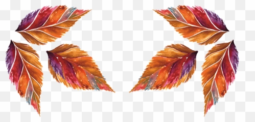 Download Painting Icon Hand Painted - Autumn Leaves Fall Watercolor Png