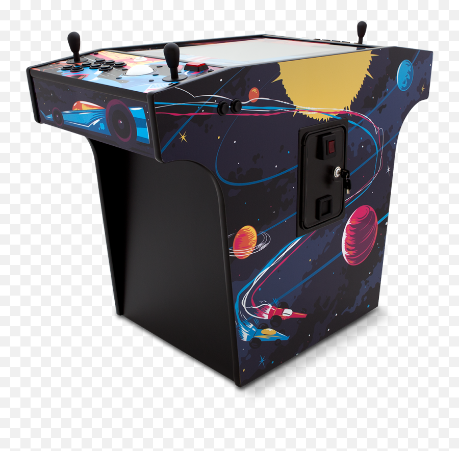 Space Race Cocktail Arcade Machine With 250 - Arcade Desk Png,Arcade Png