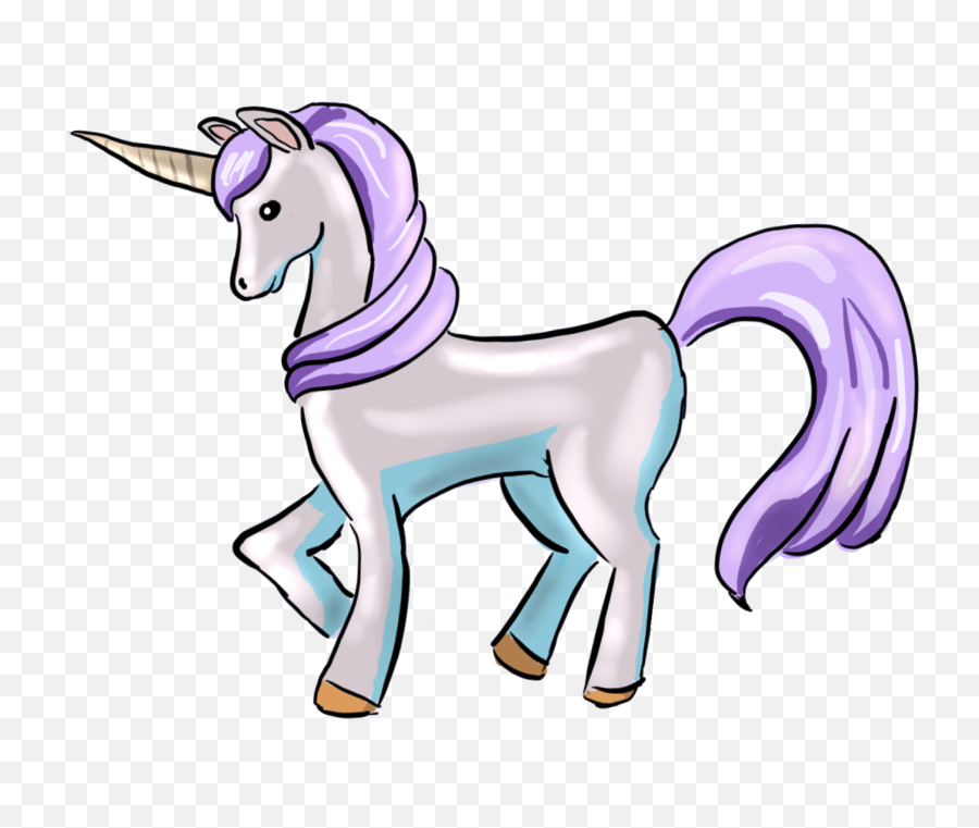 Unicorns Transparent Drawn - Cartoon Clipart Full Size Cartoon Transparent Cartoon Unicorn Png,Unicorn Clipart Transparent