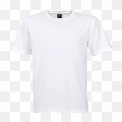 Real White T Shirt Template - Plain Mockup png