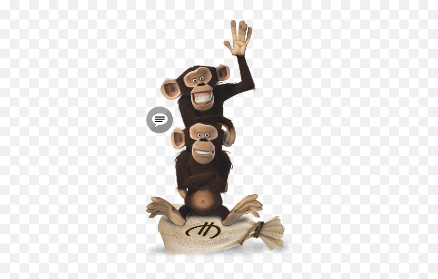 Download Hd The Chimps - Madagascar Characters Transparent Cartoon Monkey From Madagascar Png,Chimp Png