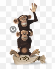 Download Hd The Chimps - Madagascar Characters Transparent Cartoon Monkey From Madagascar Png,Chimp Png