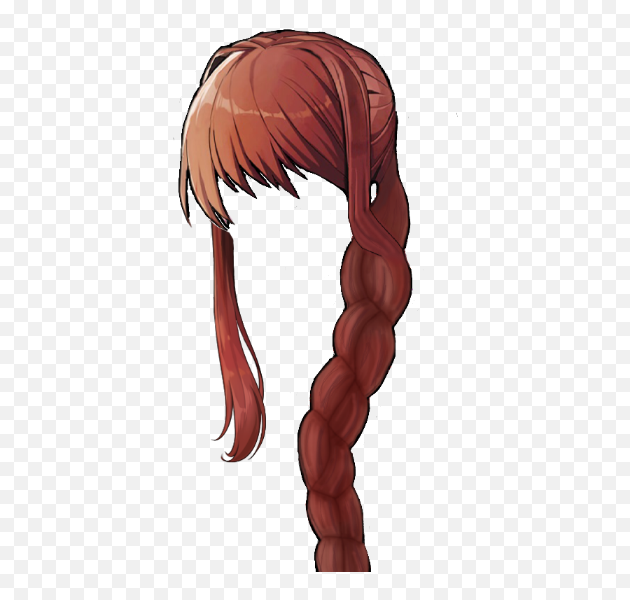 Mas Hair - Character Monika After Story Sprites Png,Monika Png - free  transparent png images 
