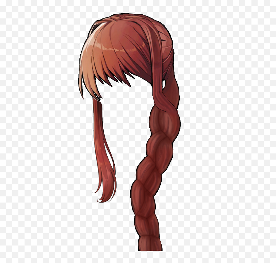 Mas Hair - Character Monika After Story Sprites Png,Monika Png