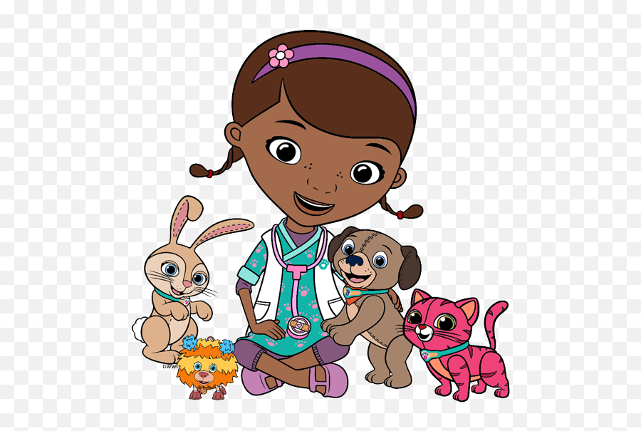 Doc Mcstuffins Pet Vet Toy Stuffy Clip - Doc Mcstuffins With Pets Png,Doc Mcstuffins Png