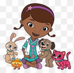 Doc Mcstuffins Pet Vet Toy Stuffy Clip - Doc Mcstuffins With Pets Png,Doc Mcstuffins Png