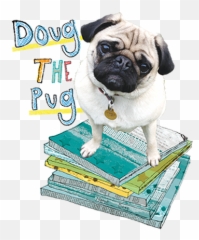 Reading Dog - Doug The A Working Tale Png,Pug Png