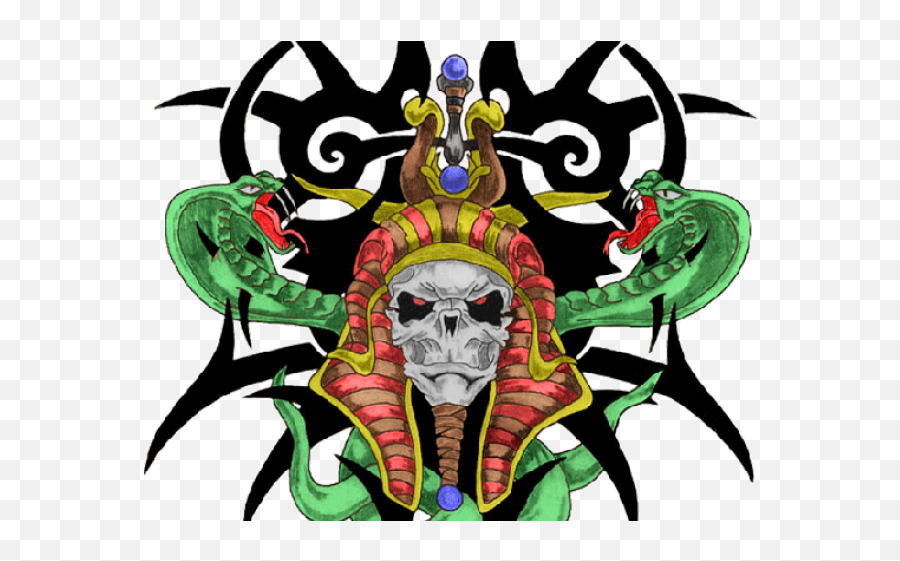 Skull Tattoo Png Transparent Images - All Logo Tattoo Colors Tribal Design,Snake Tattoo Transparent