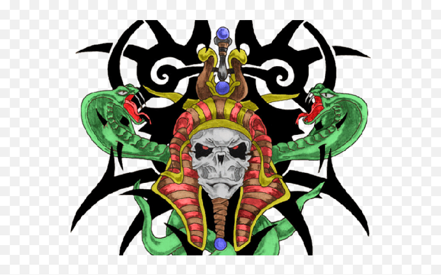 Skull Tattoo Png Transparent Images All Logo Tattoo Colors Tribal Design Free Transparent Png Images Pngaaa Com