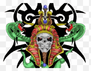 Skull Tattoo Png Transparent Images - All Logo Tattoo Colors Tribal Design,Snake Tattoo Transparent