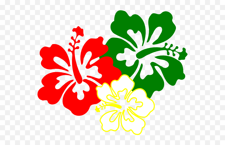 Mexican Border Clipart - Hawaiian Flower Clipart Png,Mexican Flowers Png