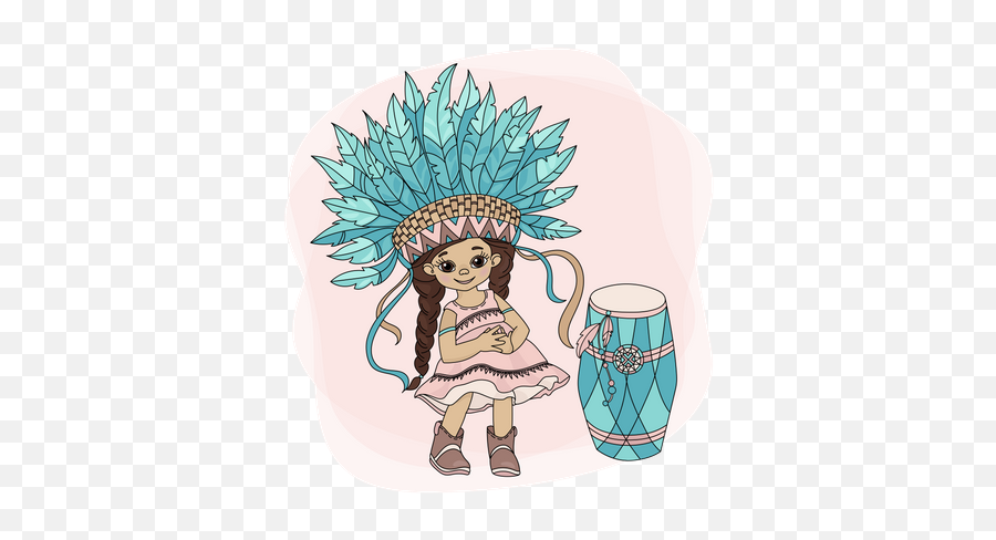 Premium Pocahontas Dance Indian Princess Hero Illustration Download In Png U0026 Vector Format - Vector Graphics,Pocahontas Png