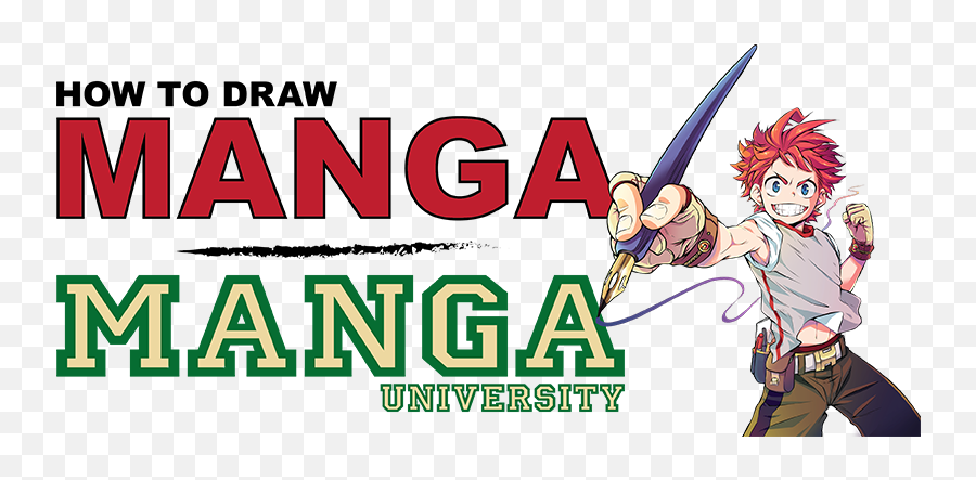How To Draw Hair Part 1 U2013 Manga University Campus Store - Cartoon Png,Anime Hair Png