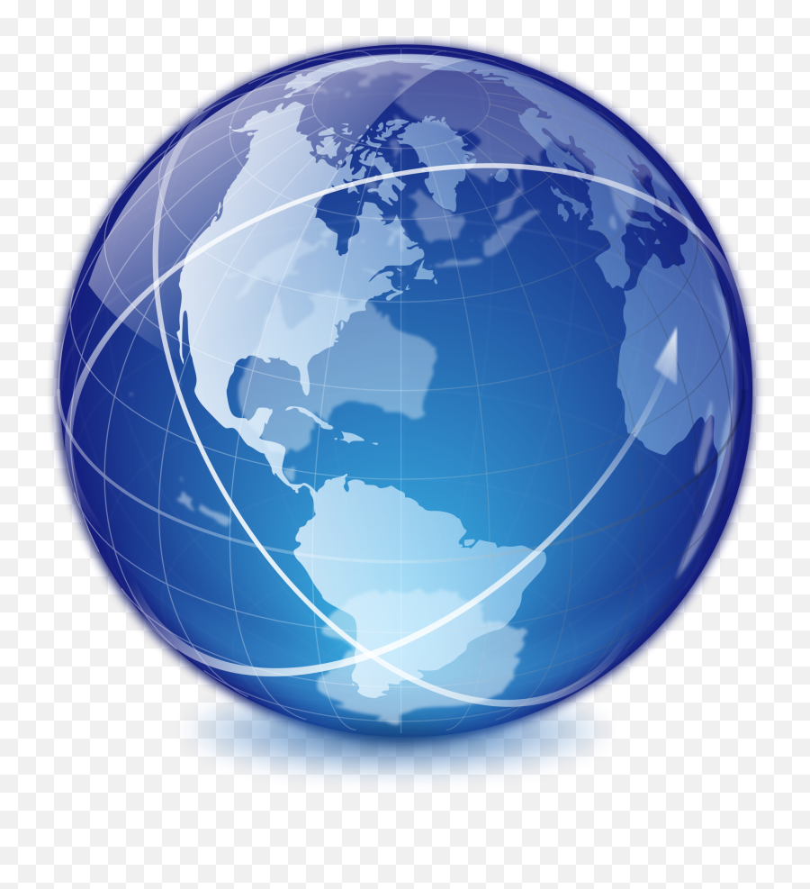 Transparent Background Globe Icon - Transparent Transparent Background Globe Png,Internet Transparent