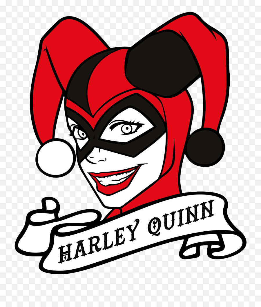 Download Harley Quinn Logotype By - Harley Quinn Clipart Png,Harley Quinn Logo Png