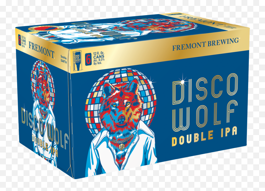 Disco Wolf U2014 Fremont Brewing - Packet Png,Disco Png