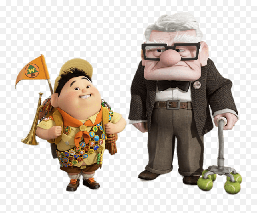 Carl And Russell Transparent Png - Carl Fredricksen Y Russell,Up Png