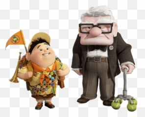 Carl And Russell Transparent Png - Carl Fredricksen Y Russell,Up Png