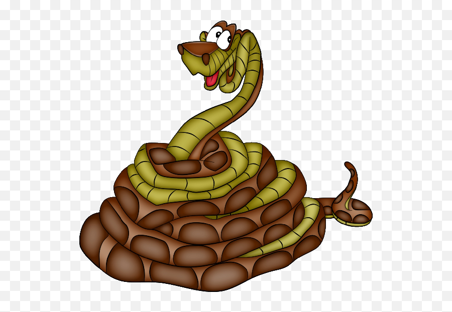 Snake 2 Clip Art - Clipartix Jungle Book Art Clip Png,Snake Emoji Png