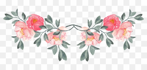 Japanese Flower - Aquarellpfingstrosenbabyparty Karte Painted Flowers Png