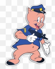 Pin - Porky Gun Png,Porky Pig Png