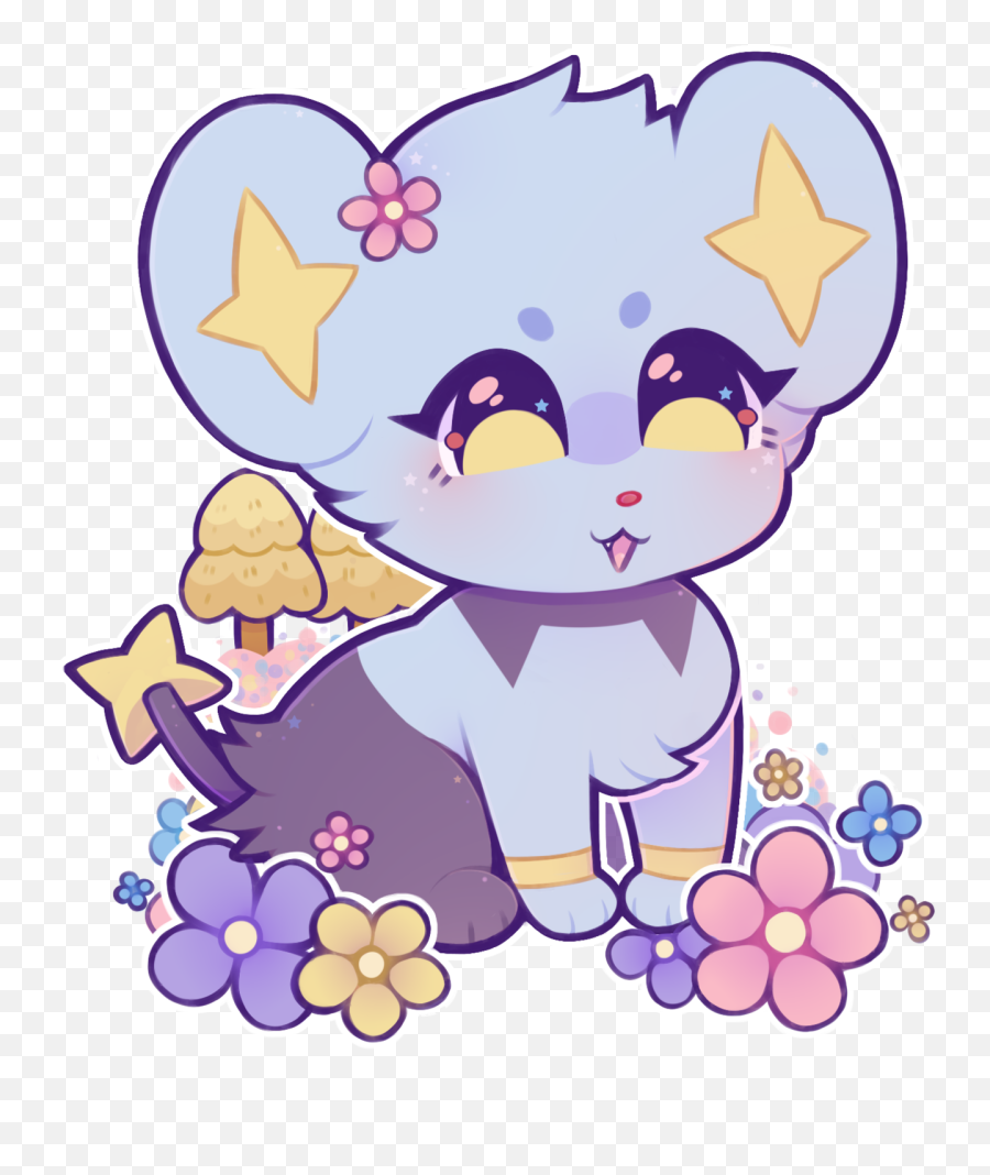 Shinx In Floaroma Meadow Clipart - Full Size Clipart Happy Png,Meadow Png