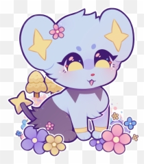 Shinx In Floaroma Meadow Clipart - Full Size Happy png