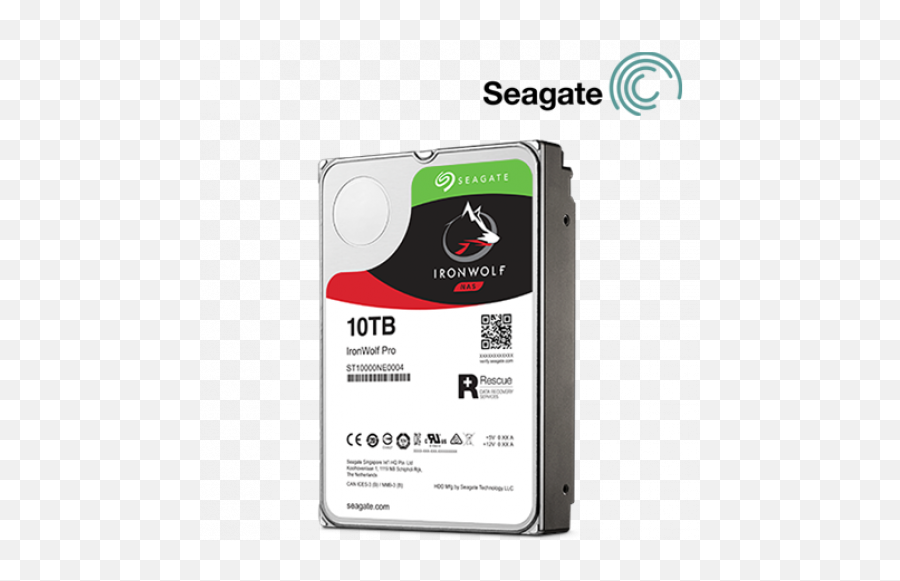 Seagate Ironwolf Pro 2tb Nas Hard Drive St2000ne0025 - Seagate St8000vn004 Ironwolf 8tb Png,Seagate Logo