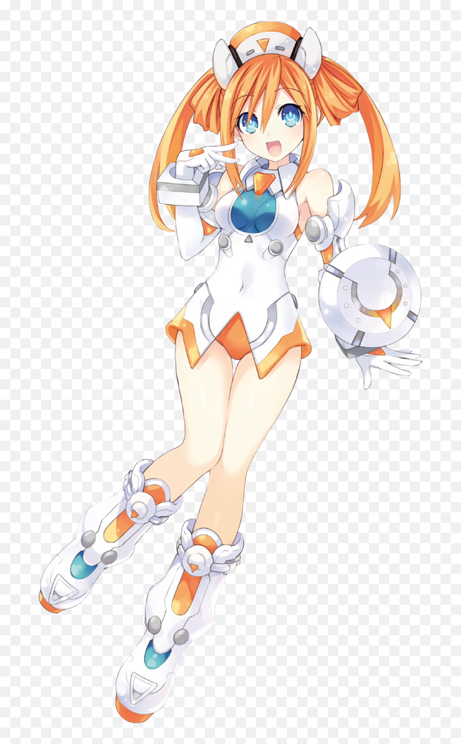 Uzume Tennouboshi - Hyperdimension Neptunia Orange Heart Png,Orange Heart Png
