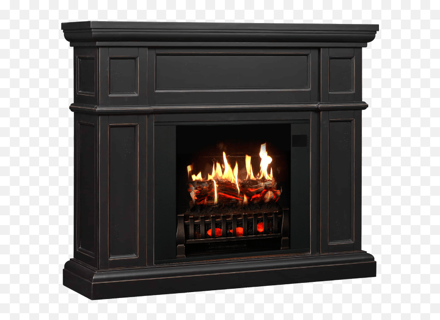 Modern White Electric Fireplace With Realistic Sounds - Realistic Electric Fireplace Insert Png,Real Flame Png