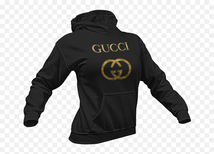 Metallic Vinyl Gucci Logo Hoodie - Hoodie Cannibal Corpse Merch Png,Gucci Logo Transparent