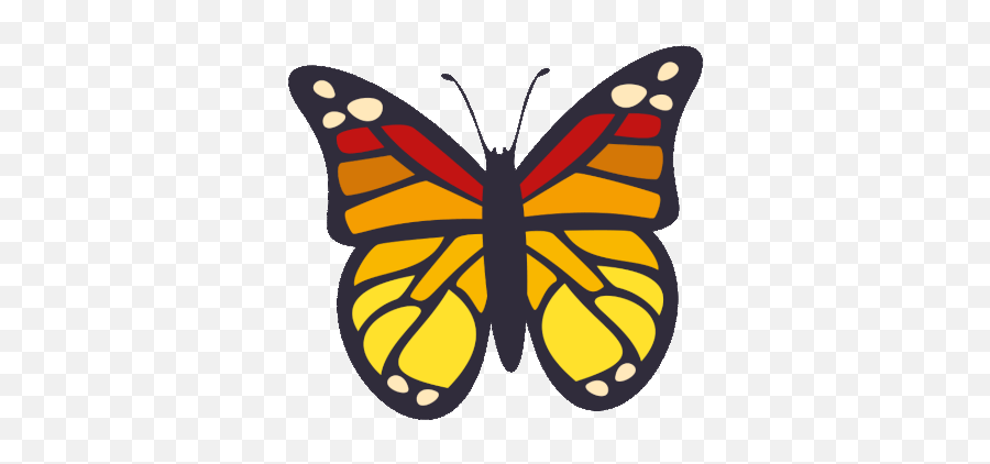 Butterfly Joypixels Gif - Butterfly Joypixels Flying Discover U0026 Share Gifs Girly Png,Butterfly Emoji Png