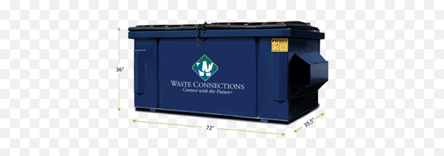 Dumpster Rental Roll Off - Waste Connections Size Of Containers Png,Dumpster Transparent