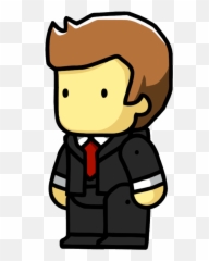 Download - Scribblenauts Businessman Transparent Cartoon png