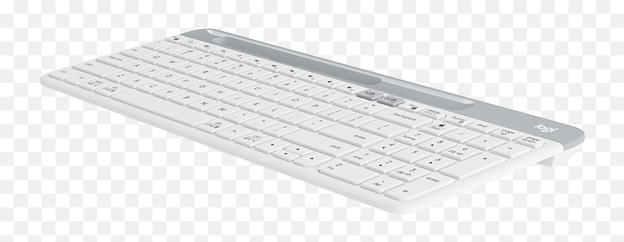 Logitech K580 Slim Multi - Device Wireless Keyboard Computer Keyboard Png,White Rectangle Png