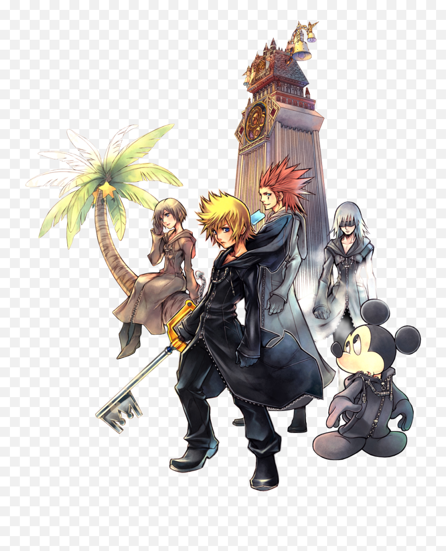 Index Of Hearts 358 - Kingdom Hearts Days Artwork Png,Kingdom Hearts 358/2 Days Logo