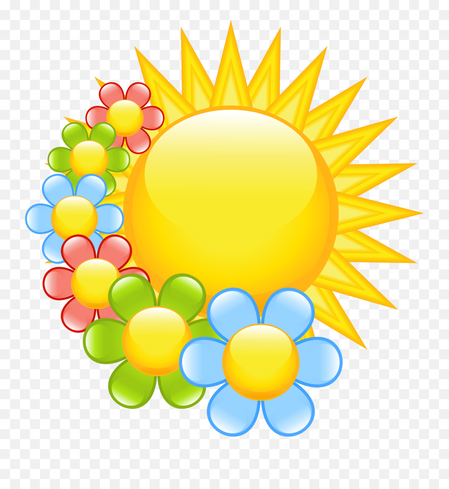 Daisy Clipart Coloured Flower - Spring Clip Art Free Png,Yellow Flower Transparent Background