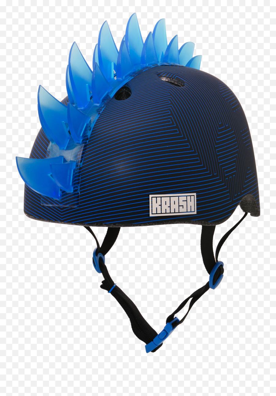 Krash Skull Maze Blue Led Bike Helmet Youth 8 54 - 58cm Png,Pink And Black Icon Helmet
