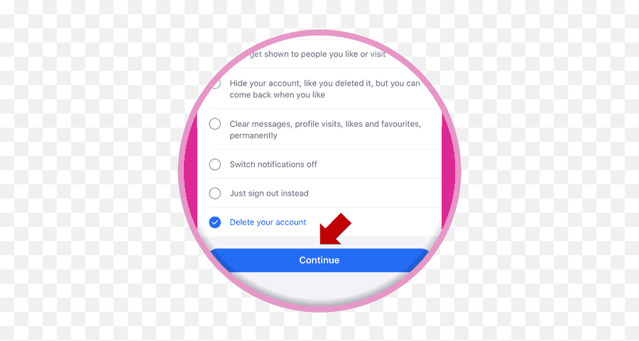 How To Delete Badoo Account - Dot Png,Badoo Notification Icon