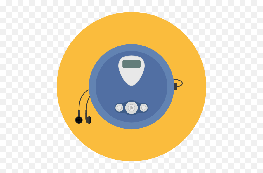 Music Player Portable Cd - Discman Vector Png,Cd Baby Icon