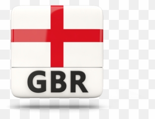 Square Icon With Iso Code Illustration Of Flag England - Vertical png