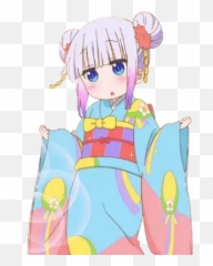Kannachan Kannadragon Yukata Kannakamui - Kobayashi Dragon Maid Kanna Kimono Png,Kanna Kamui Png