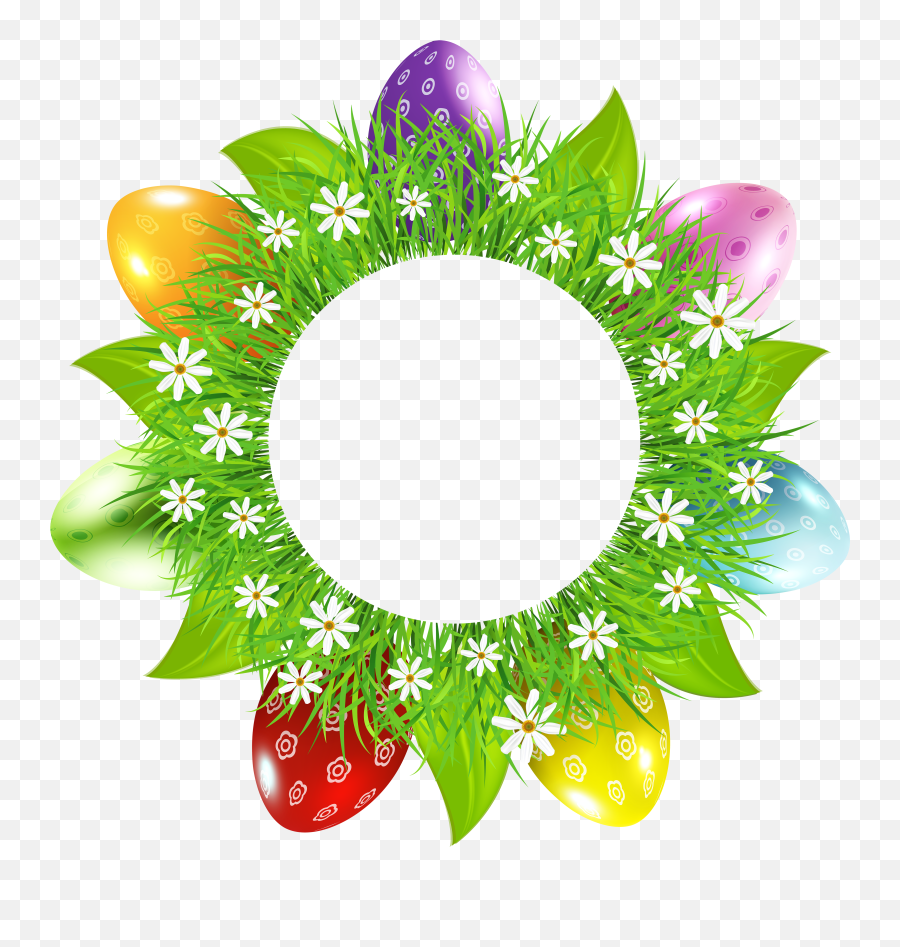 Thanks Clipart Easter Transparent Free For - Happy Easter Wreath Clipart Png,Happy Easter Transparent
