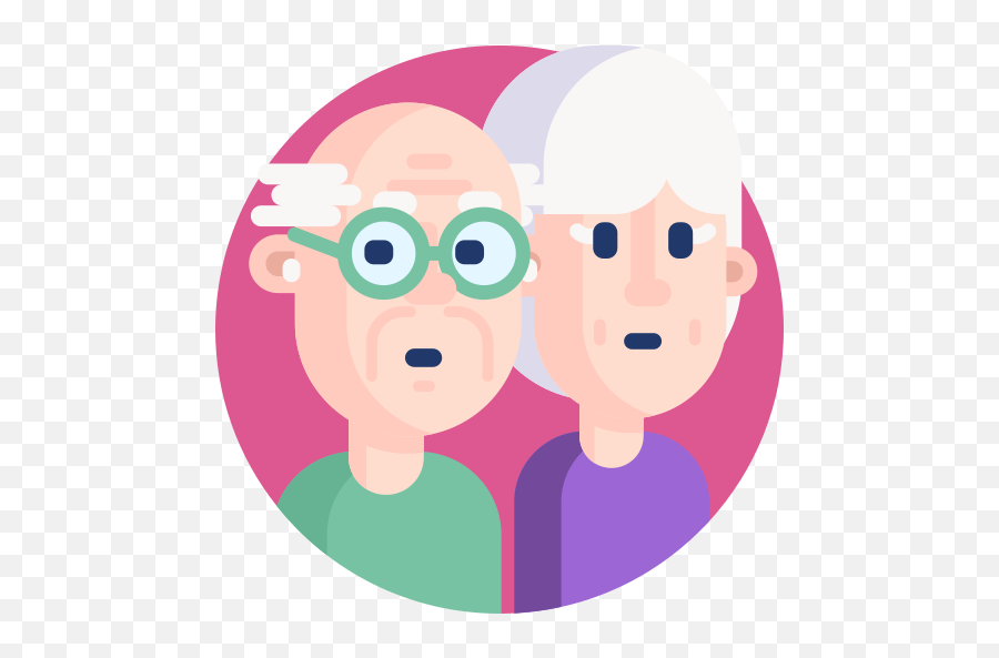 Old People - Old People Flat Icon Png,Large Icon Pack For Oldpeople