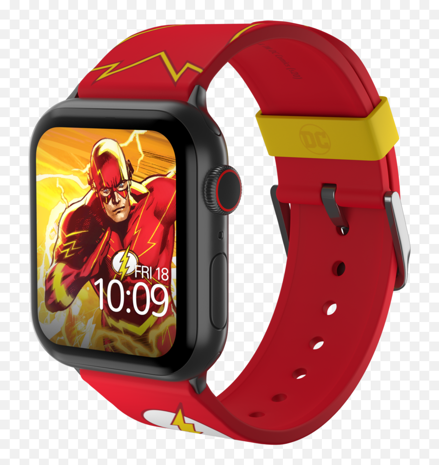 Dc Comics The Flash Tactical Smartwatch Band - Harry Potter Apple Watch Band Png,Green Phone Icon On Apple Watch