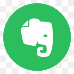 Circle Evernote Round Icon Notes - Icon png