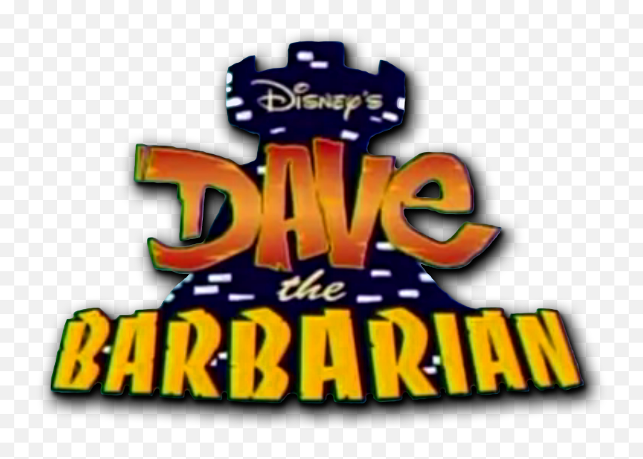 Download Dave The Barbarian Logo - Orange Png,Toon Disney Logo